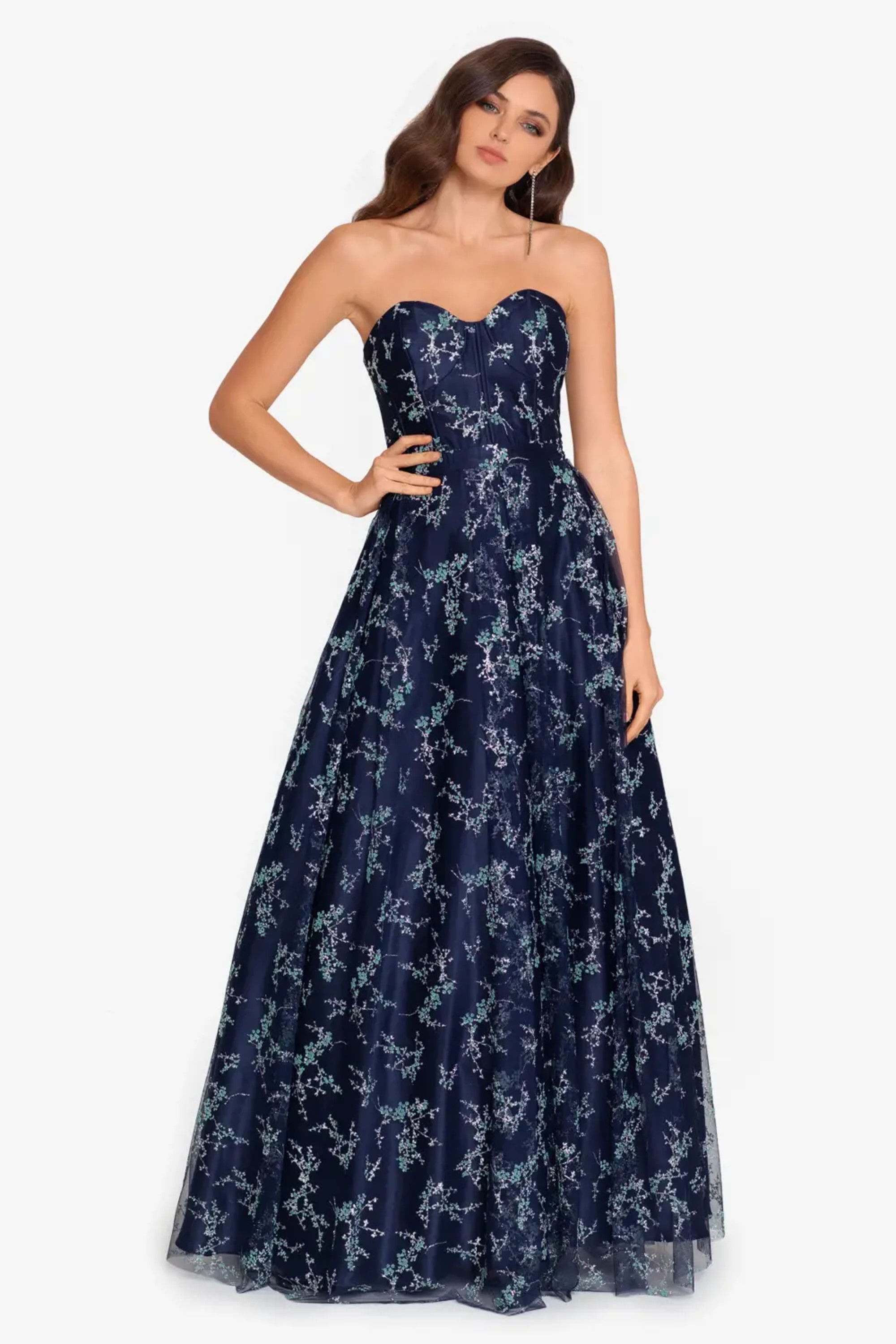 Blondie nites navy blue dress sales