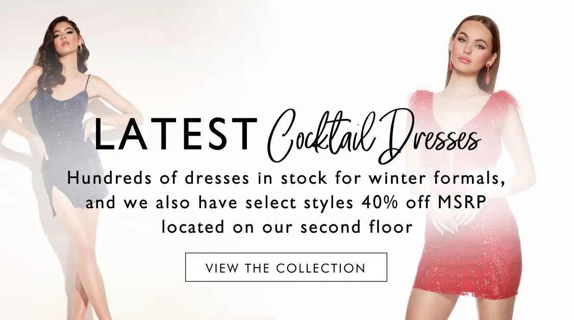 Latest Cocktail dresses banner mobile