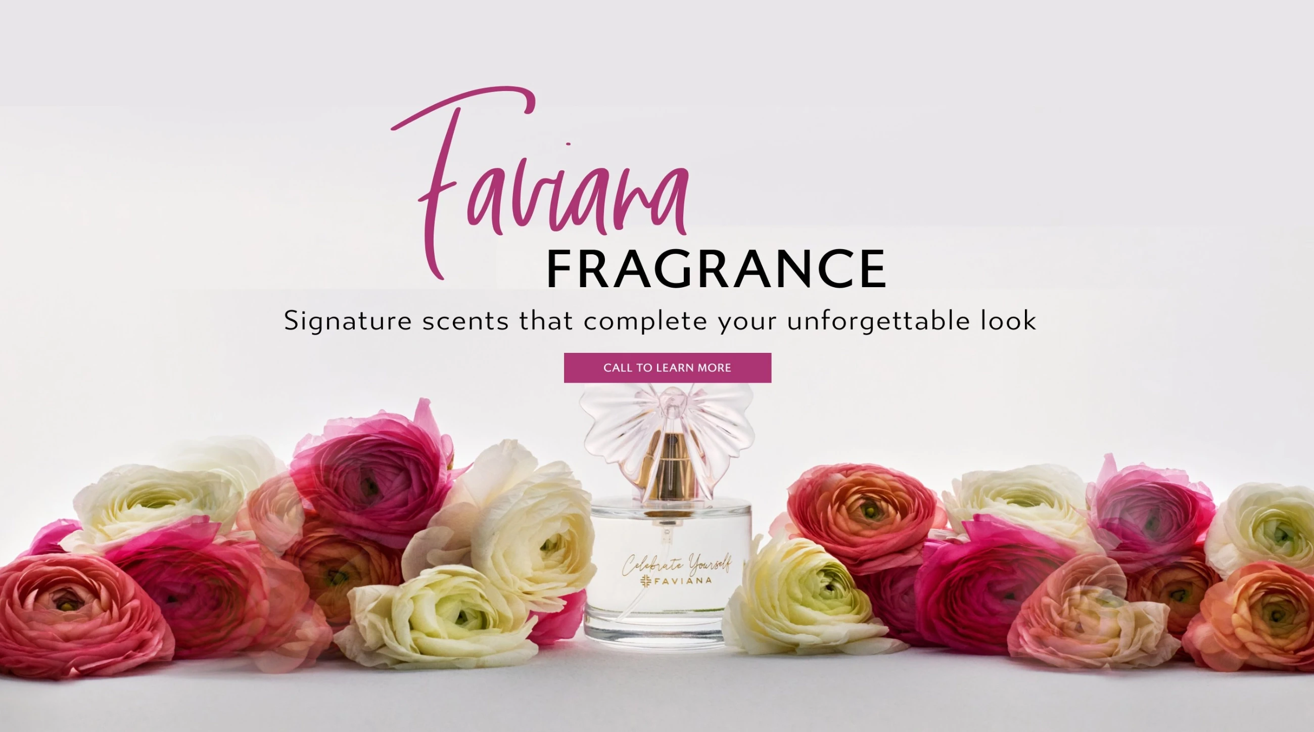 Faviana Fragrance Banner