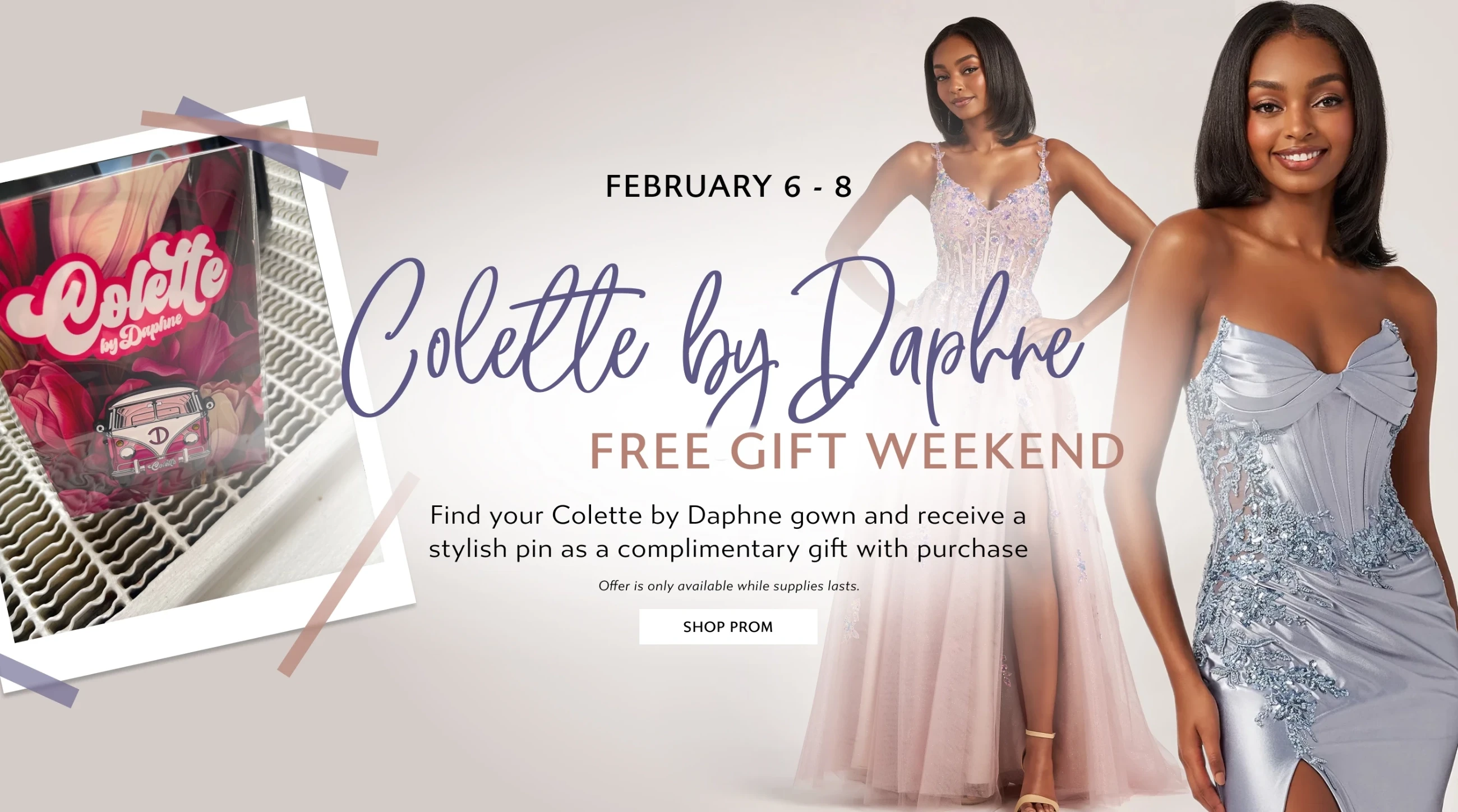 Colette by Daphne Free Gift Weekend Banner