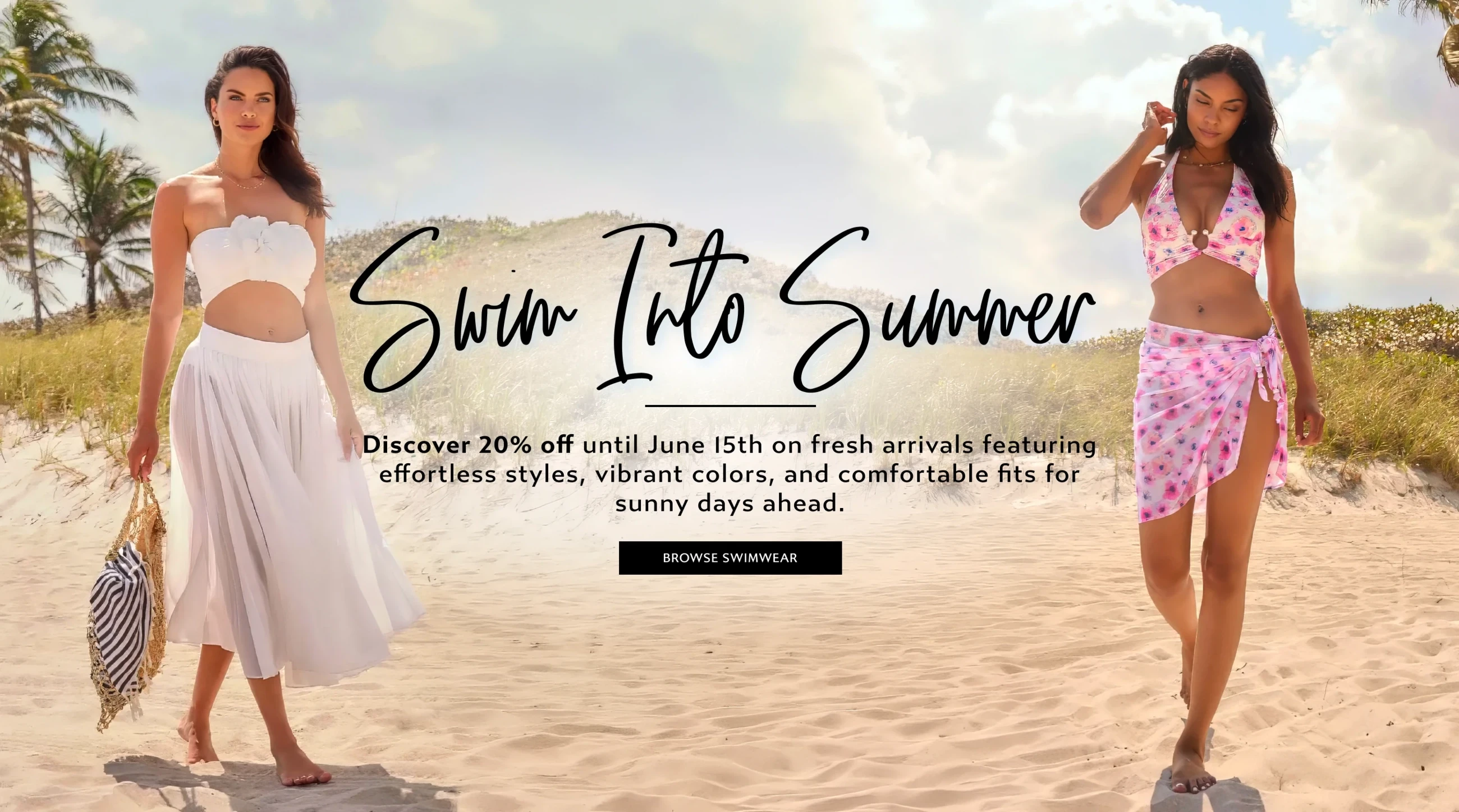 Swimwear banner