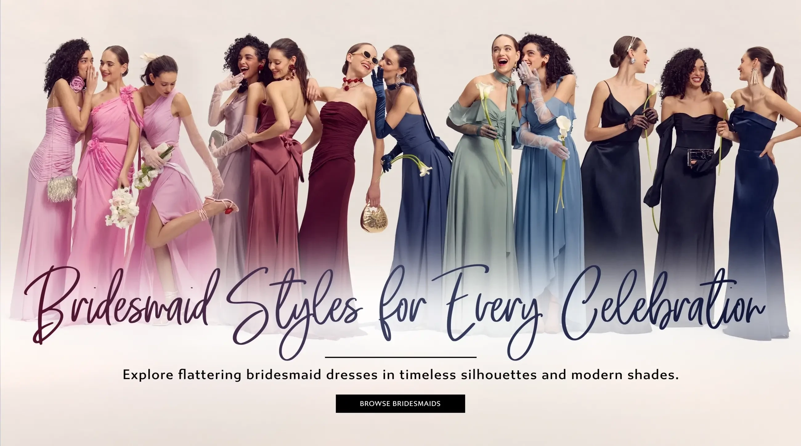 Bridesmaids Styles for Every Celebration Banner