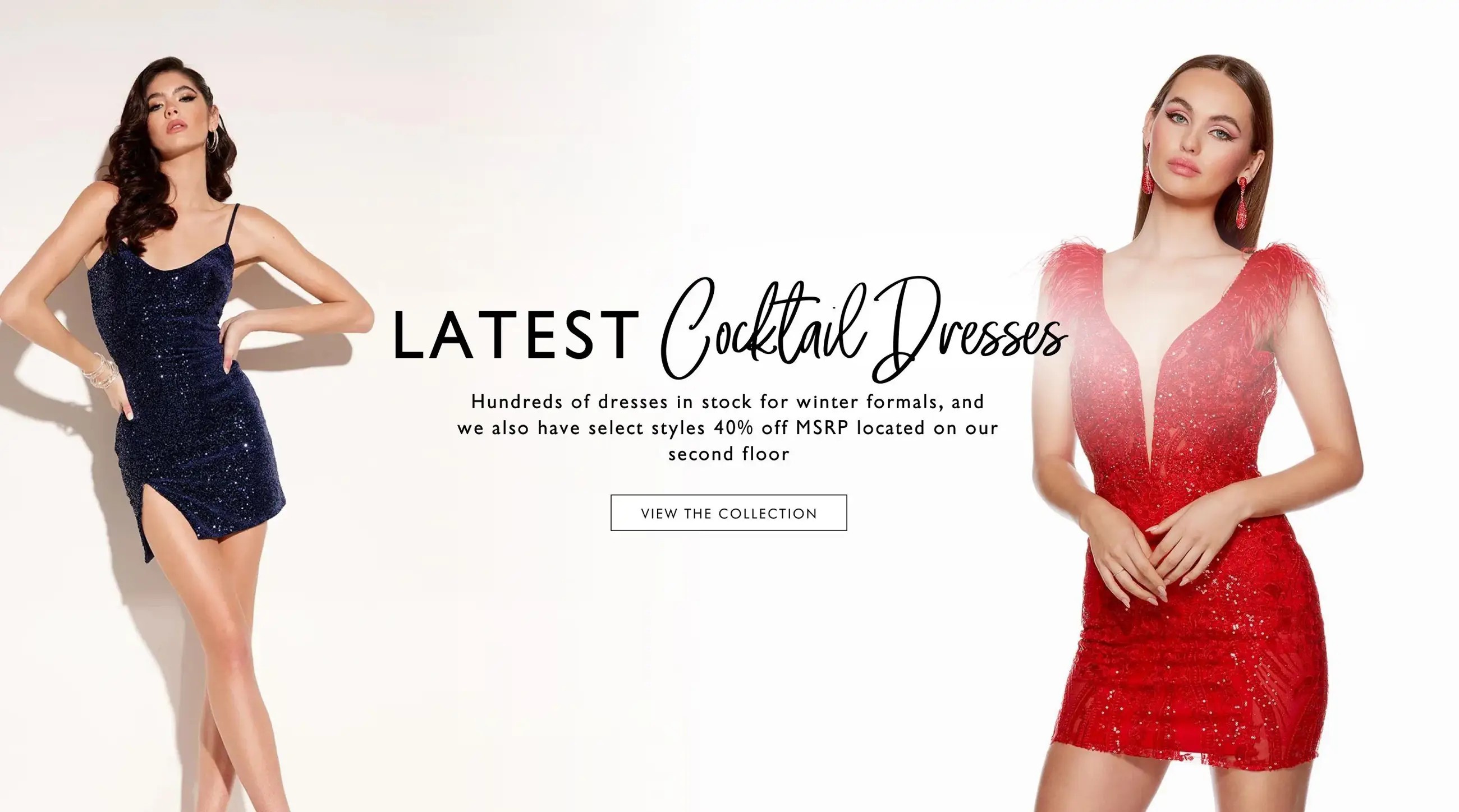 Latest Cocktail dresses banner desktop